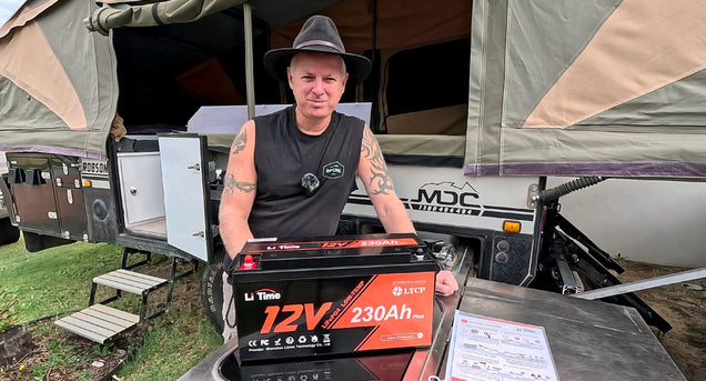 Lithium camping battery