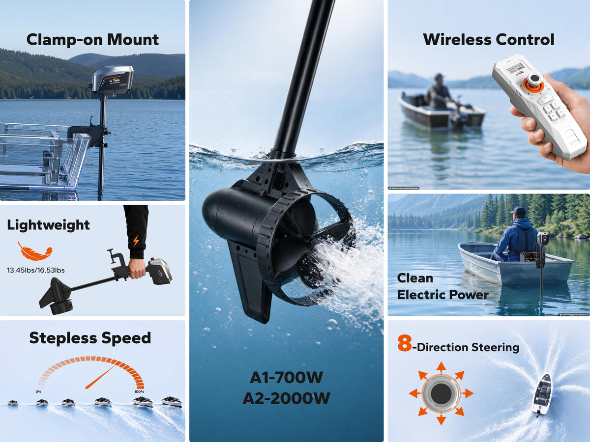 Argoseeker Electric Outboard Motor for Freer Water Exploration