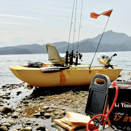 power Shallow-Water Boats with litime lithium battery for trolling motor