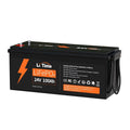 LiTime 24V 100Ah LiFePO4 Lithium Battery, Build-in 100A BMS, 2560Wh Energy - Litime-AU