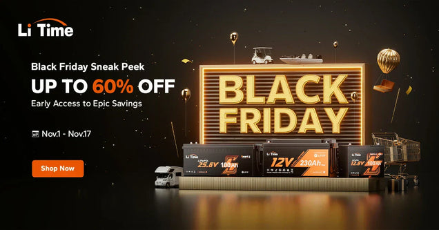 [60% OFF ]LiTime Australia Black Friday Deals | Save Big on Lithium Batteries!