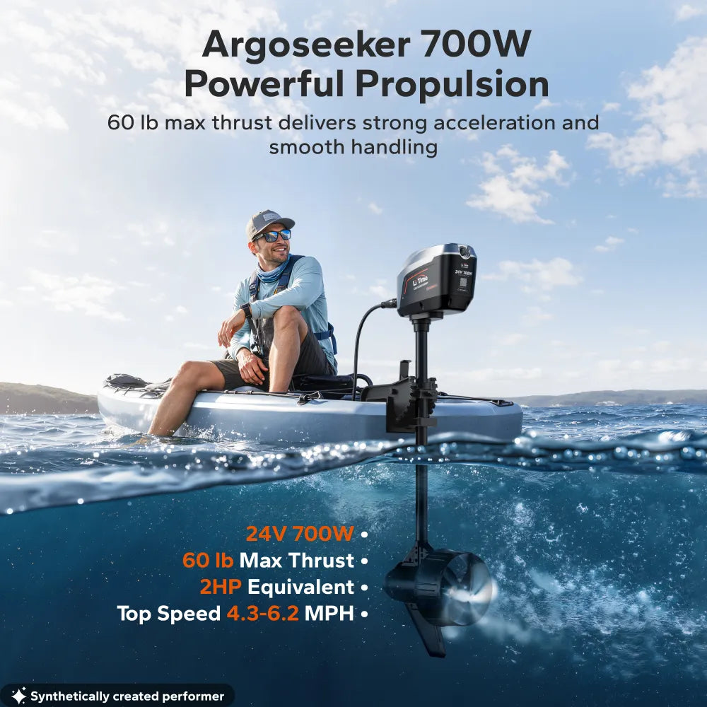 Argoseeker A1 24V700W Electric Outboard Motor