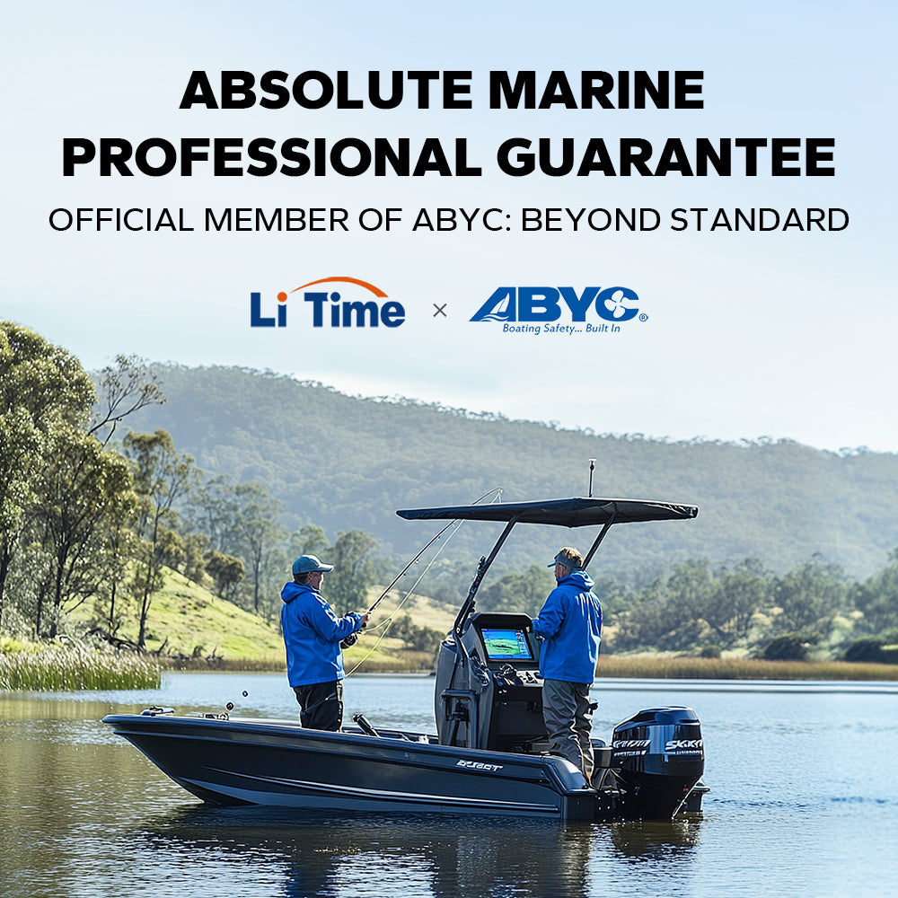 LiTime absolute marine professional guarantee fish finder battery 