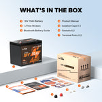 LiTime 16V 70Ah Bluetooth LiFePO4 Lithium Battery For Fish Finder, Fishing Electronics