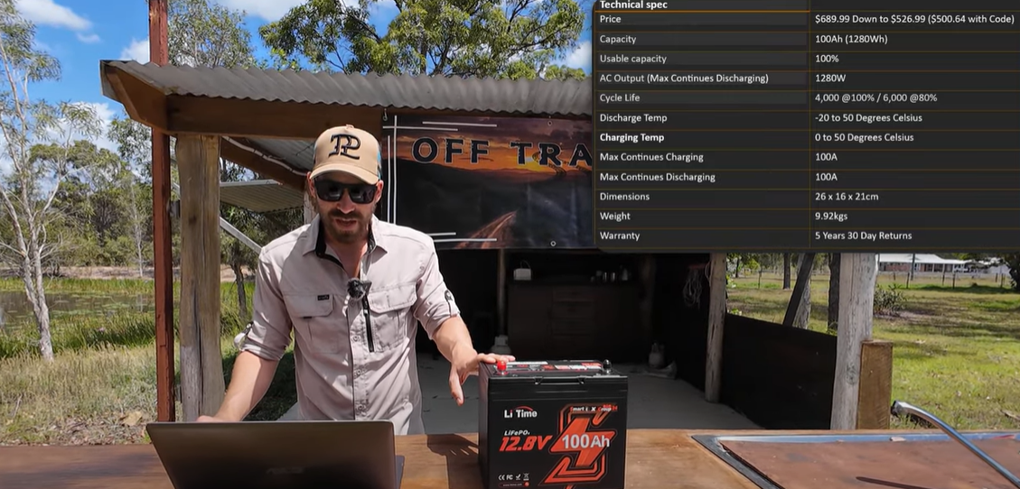 BATTERY OF THE YEAR All NEW - LI Time 100AH Bluetooth Lithium Battery