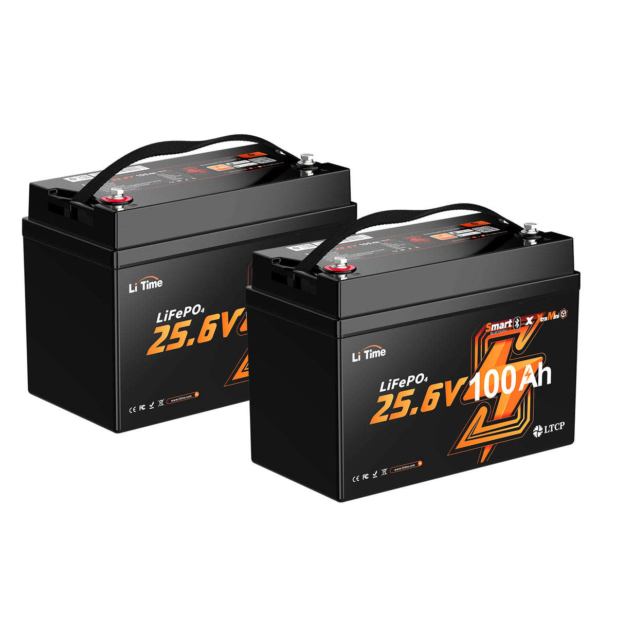 LiTime 24V 100Ah Group 31 Bluetooth LiFePO4 Battery for Caravan & Off-Grid