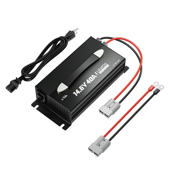 LiTime 12V (14.6V) 40A Mountable Lithium Battery Charger