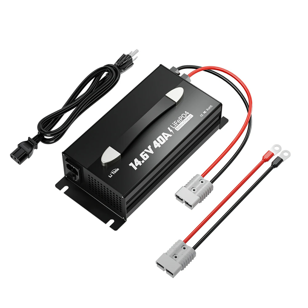 overview of litime 12v 40a lithium ion battery charger 
