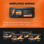 LiTime 24V 200Ah LiFePO4 Lithium Battery, 200A BMS, 5120Wh - Litime-AU