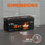 dimension of litime 24V 100Ah Bluetooth lithium battery: 20.95*8.15*8.5 inch