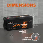 24V 100Ah Bluetooth battery - 1