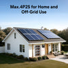 LiTime 24V 100Ah LiFePO4 Battery supports up to a 4P2S configuration for expandable home and off-grid solar energy storage systems.