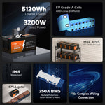 Super deal A$1499 - LiTime 12V 400Ah LiFePO4 Lithium Battery with 250A BMS, 5120Wh Usable Energy