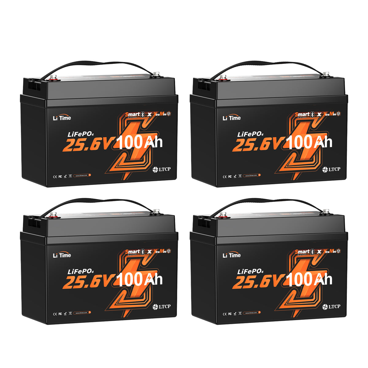 LiTime 24V 100Ah Group 31 Bluetooth LiFePO4 Battery for Caravan & Off-Grid