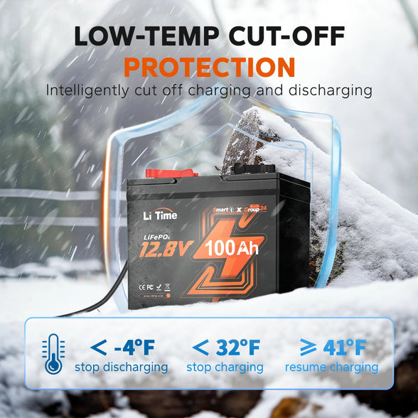 12V 100Ah Group 24 Bluetooth