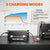 Litime 40A LiFePO4 charger showing 3-stage charging graph (Pre, CC, CV) while connected to a battery