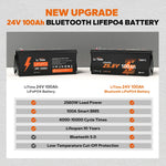 24V 100Ah Bluetooth battery - 5
