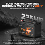 LiTime 12V 140Ah Bluetooth Dual Purpose Lithium Cranking Marine Battery