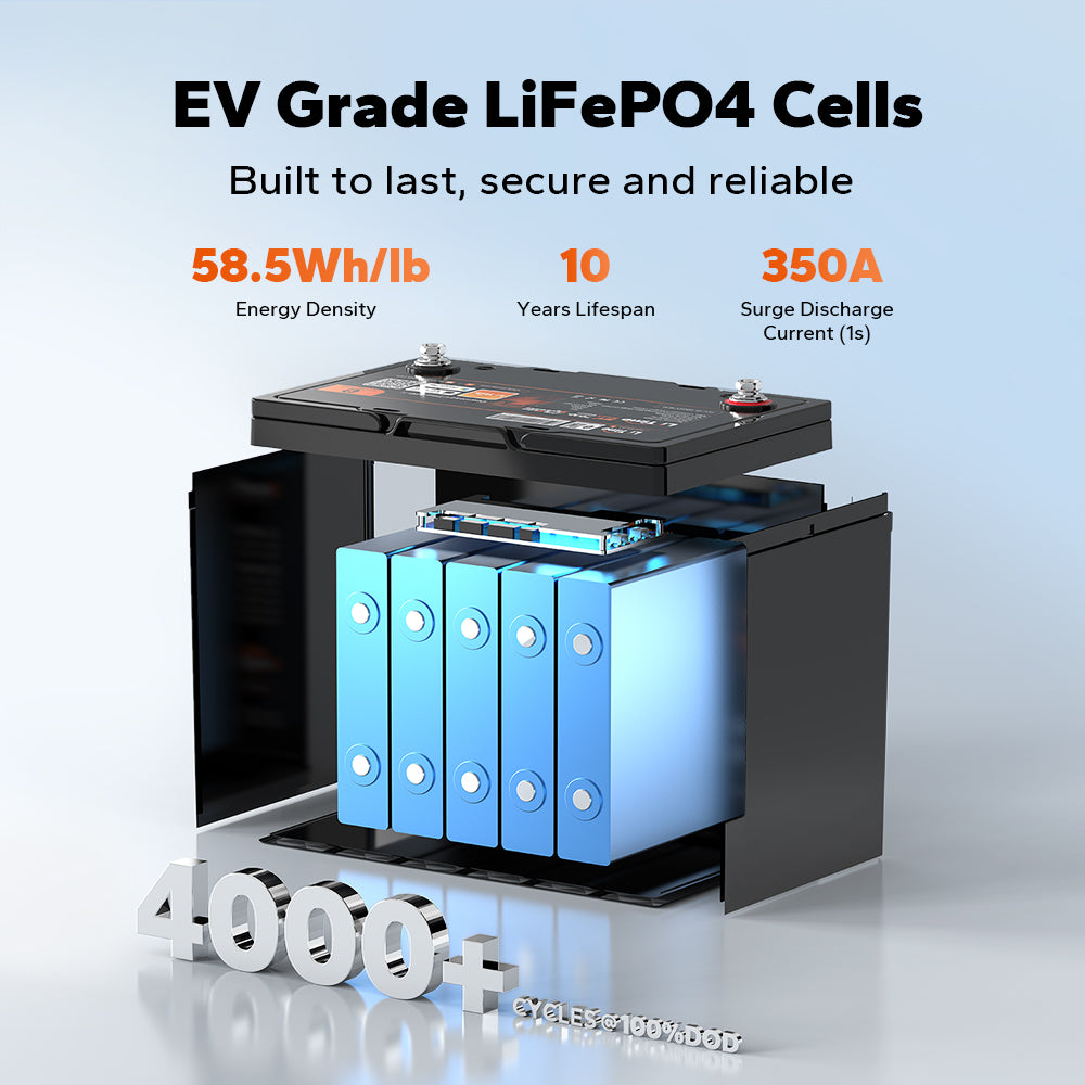 LiTime fish finder battery EV grade LiFePO4 cells