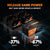 comparison showing a LiTime 12V 400ah lithium battery saving 37% space and 67% weight vs four 100Ah batteries