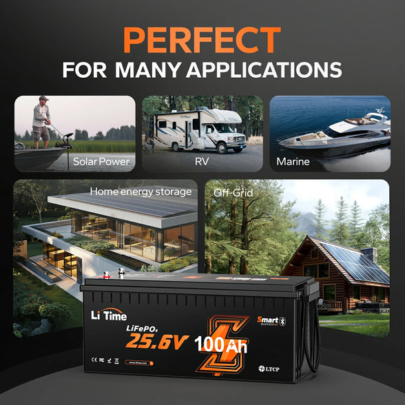 24V 100Ah Bluetooth battery - 8