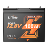 12V 100Ah Group 24 Bluetooth LiFePO4 Lithium Deep Cycle Battery