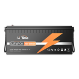 12V 200Ah LiFePO4 Lithium Battery, Build-in 100A BMS, 2560Wh Energy