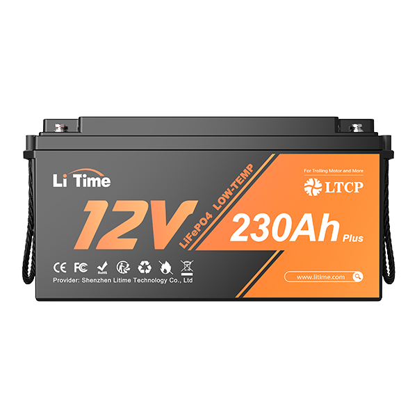 12V 230Ah Plus Deep Cycle LiFePO4 Battery with Low-Temp Protection