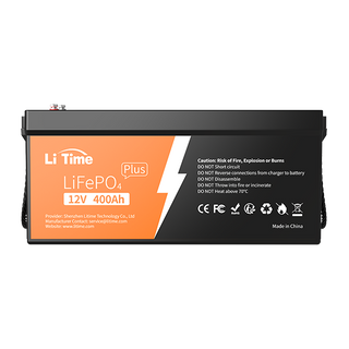 12V 400Ah LiFePO4 Lithium Battery with 250A BMS, 5120Wh 