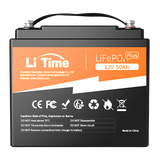 12V 50Ah LiFePO4 Lithium Battery
