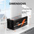 dimension information of litime 200ah lilthium battery 12v:21*8.2*8.5 inch weight at 48.28lbs