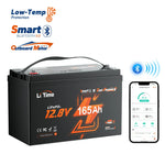 overview of litime 12v 165ah dual purpose marine battery with smart bluetooth