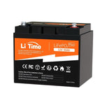 ✅Like New✅ LiTime 12V 50Ah LiFePO4 Lithium Battery, Build-in 50A BMS, 640Wh Energy - Litime-AU