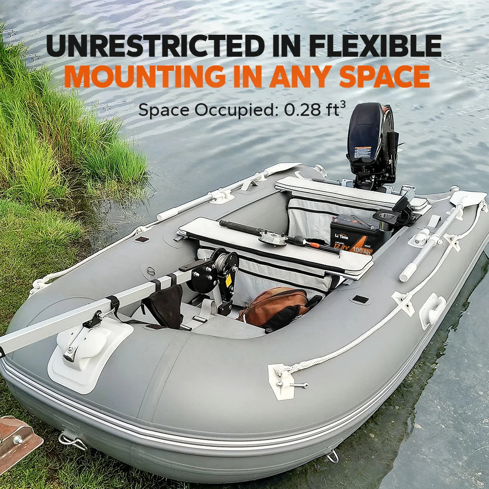 LiTime 12V 100Ah Mini LiFePO4 Lithium Battery Perfect for trolling motor