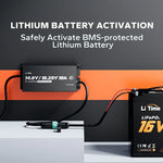 LiTime 12V(14.6V) & 16V(18.25V) 10A Waterproof Lithium Battery Charger