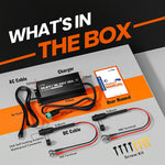 LiTime 12V(14.6V) & 16V(18.25V) 10A Waterproof Lithium Battery Charger