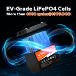 LiTime 12V 50Ah LiFePO4 Lithium Battery, Build-in 50A BMS, 640Wh Energy - Litime-AU