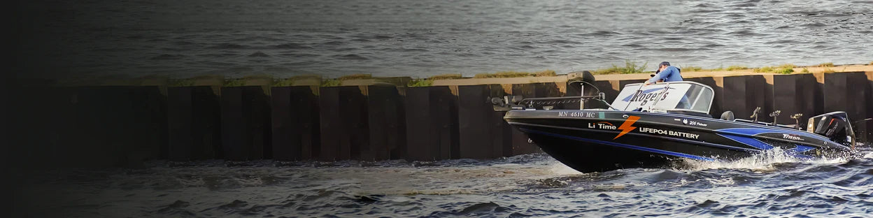 power Bass Boat, Bay Boat, Center Console with litime best trolling motor batteries