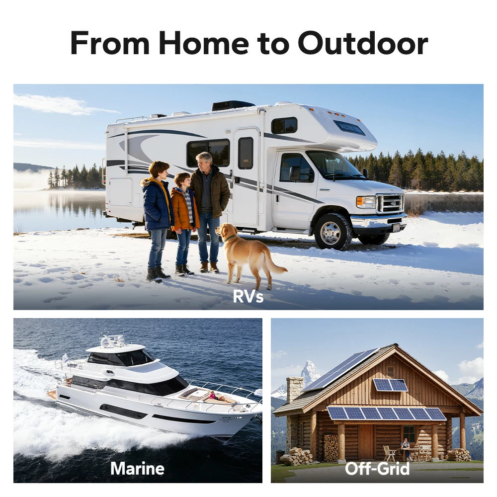 LiTime 24V 230Ah lithium battery for caravan, marine and off-grid power systems