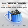 LiTime 50Ah LiFePO4 battery certified for quality with UL, CE, FCC, RoHS, and UN38.3 approvals