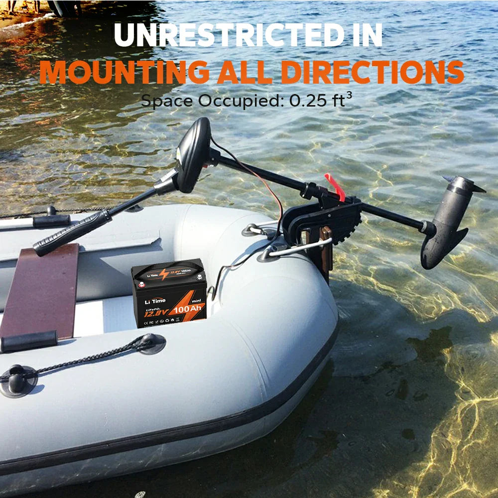 LiTime 12V 100Ah Mini LiFePO4 Lithium Battery - Litime-AU