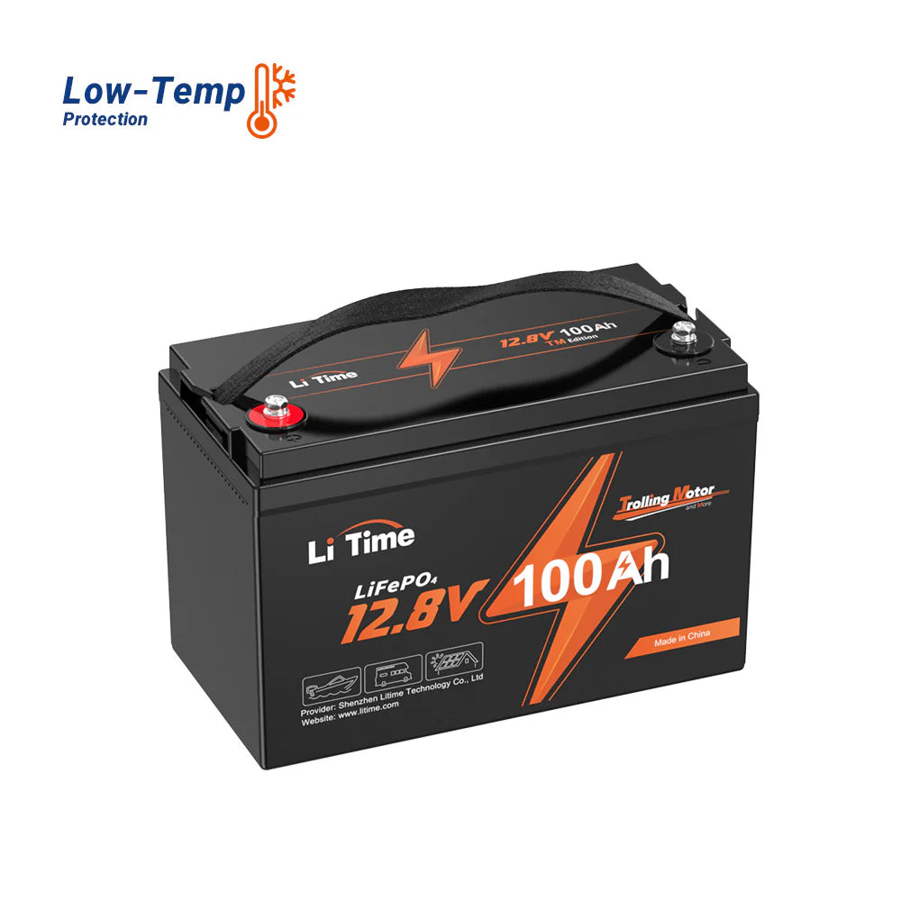 ⚡️Super early bird price A$492.99 -LiTime 12V 100Ah TM Lithium Marine Trolling Motor Battery