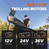 litime lithium trolling motor batteries: 12V/24V/36V options for 30-70lb to 100-120lb motors