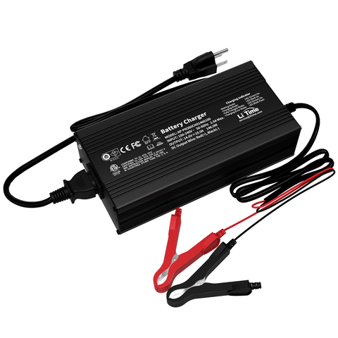 LiTime 14.6V 10A Lithium Battery Charger for 12V LiFePO4 Lithium Battery
