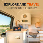 LiTime 12V 100Ah LiFePO4 Battery: 100A BMS, 1280Wh Energy - Litime-AU