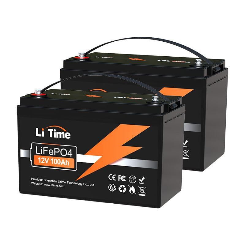 LiTime 12V 100Ah LiFePO4 Battery: 100A BMS, 1280Wh Energy - Litime-AU