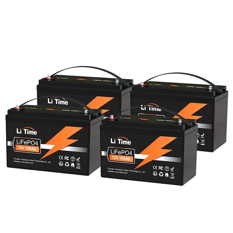 LiTime 12V 100Ah LiFePO4 Battery: 100A BMS, 1280Wh Energy