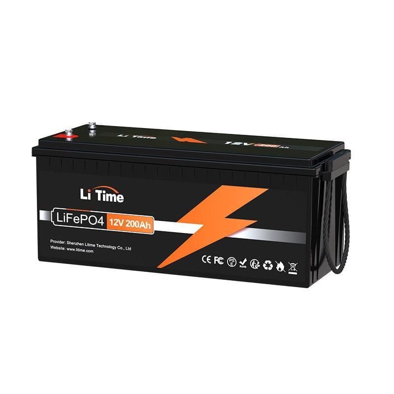 LiTime 12V 200Ah LiFePO4 Lithium Battery, Build-in 100A BMS, 2560Wh Energy - Litime-AU