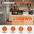 2560Wh usable energy in LiTime 24V 100Ah LiFePO4 battery for home appliance power supply