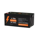 LiTime 24V 200Ah LiFePO4 Lithium Battery, 200A BMS, 5120Wh - Litime-AU